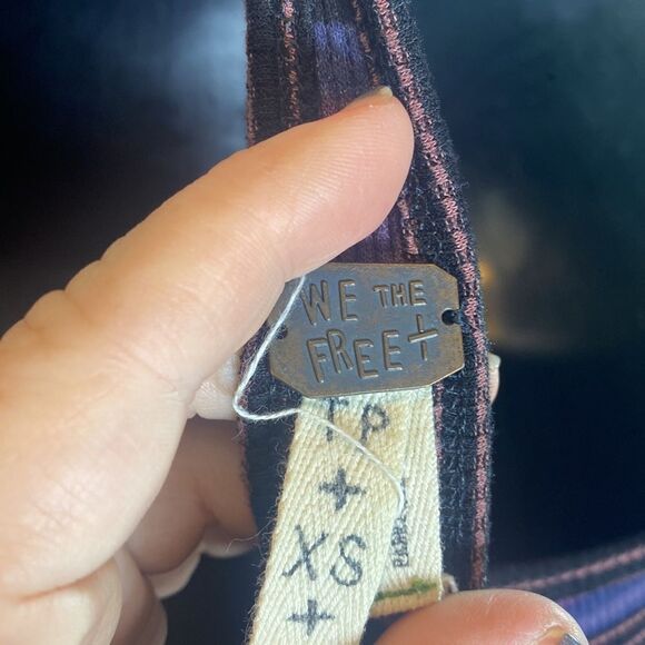 We the free free people Loui stripe tunic tank hi low stripes - Picture 5 of 6